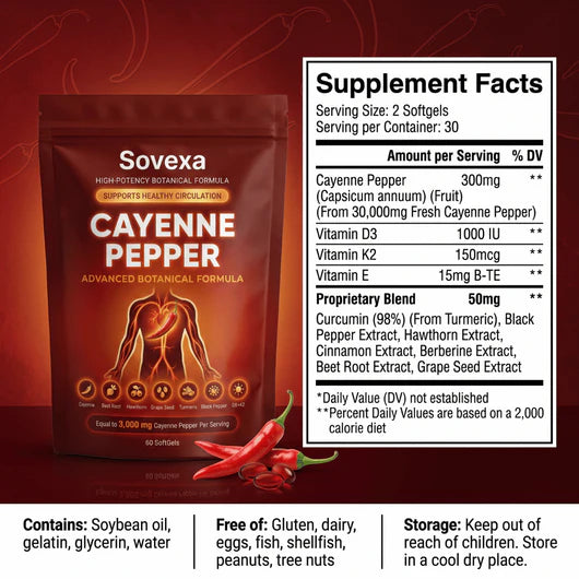 CAYENNE PEPPER® | Reactiva tu Circulación Natural.