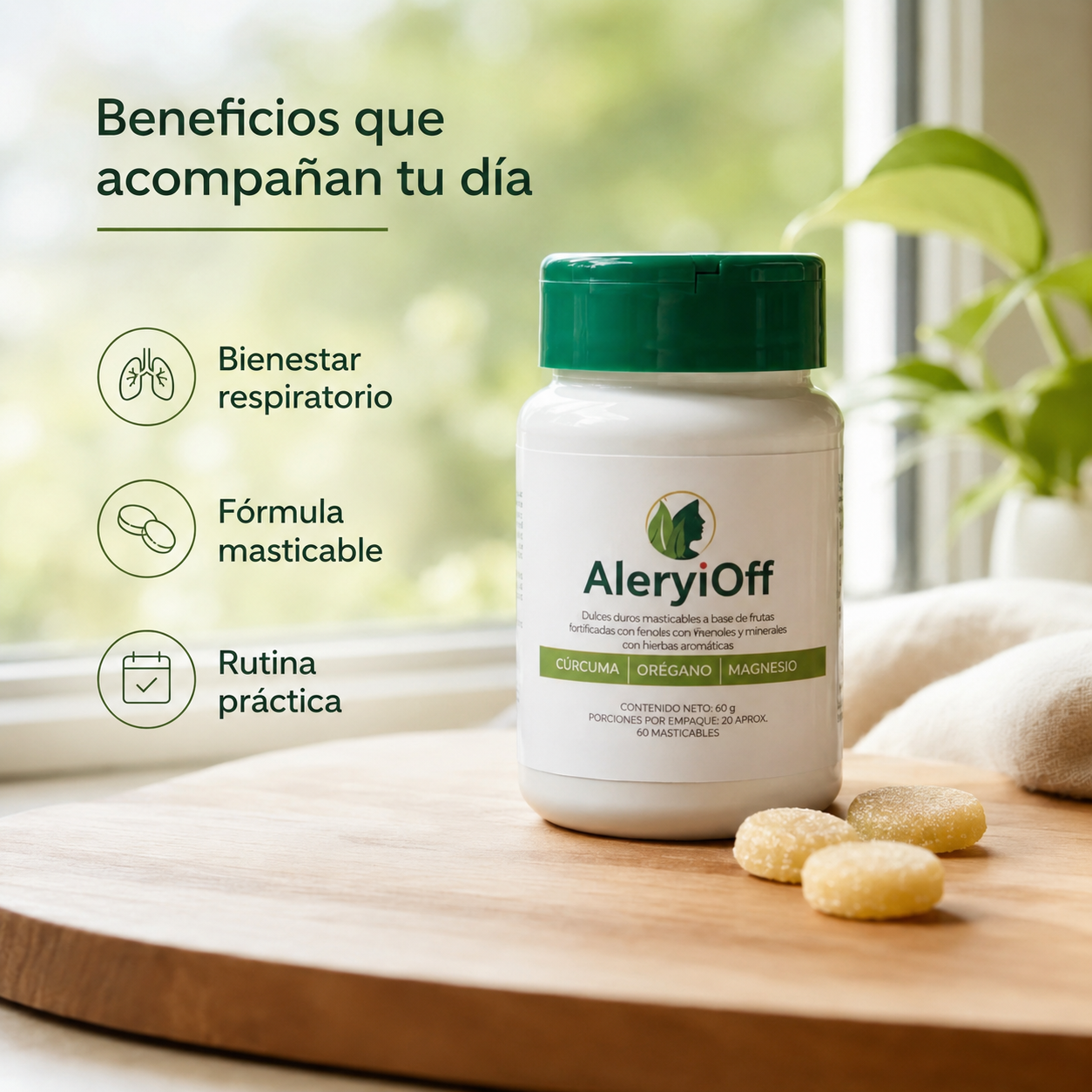 AleryiOff® | Antialérgico respiratorio y corporal.