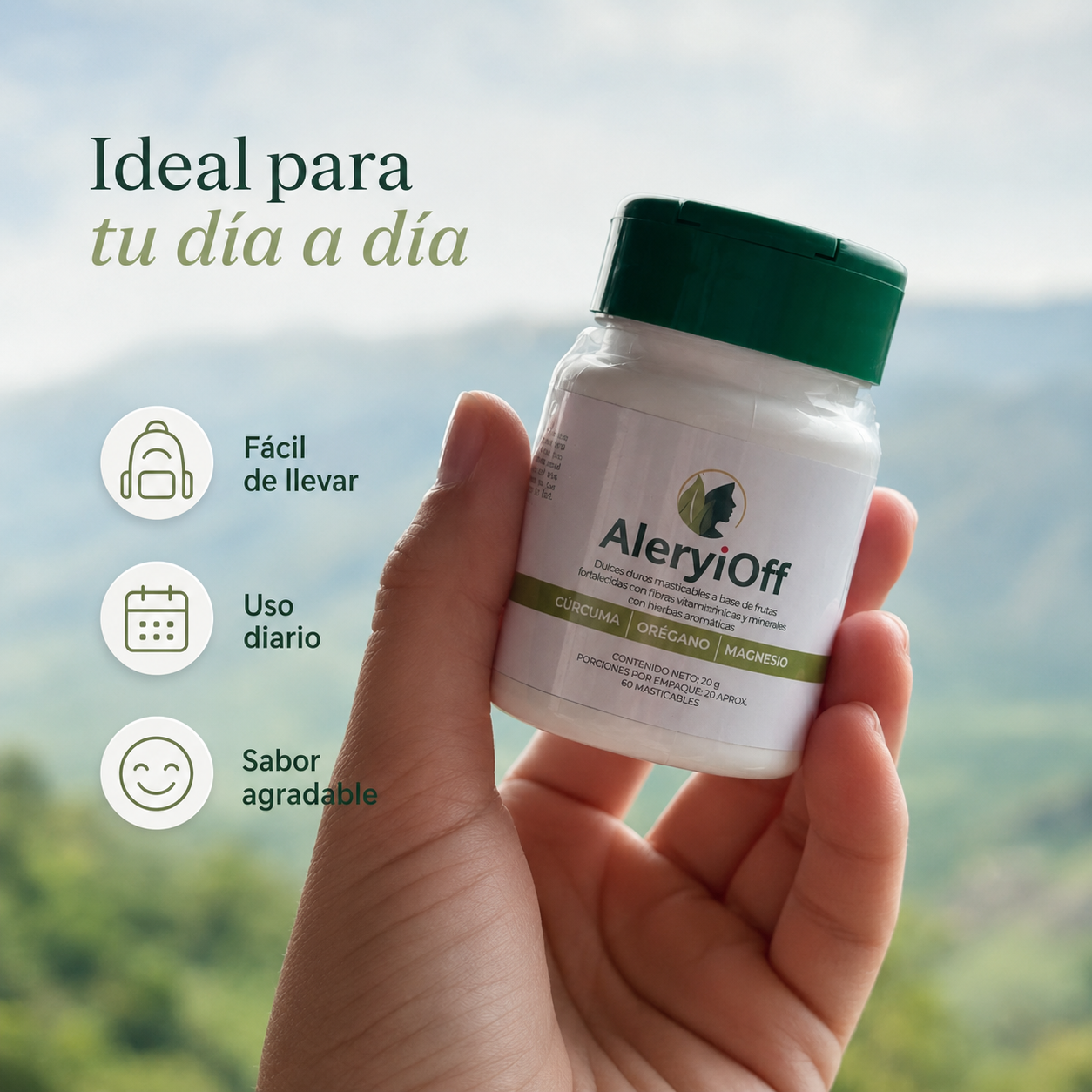 AleryiOff® | Antialérgico respiratorio y corporal.