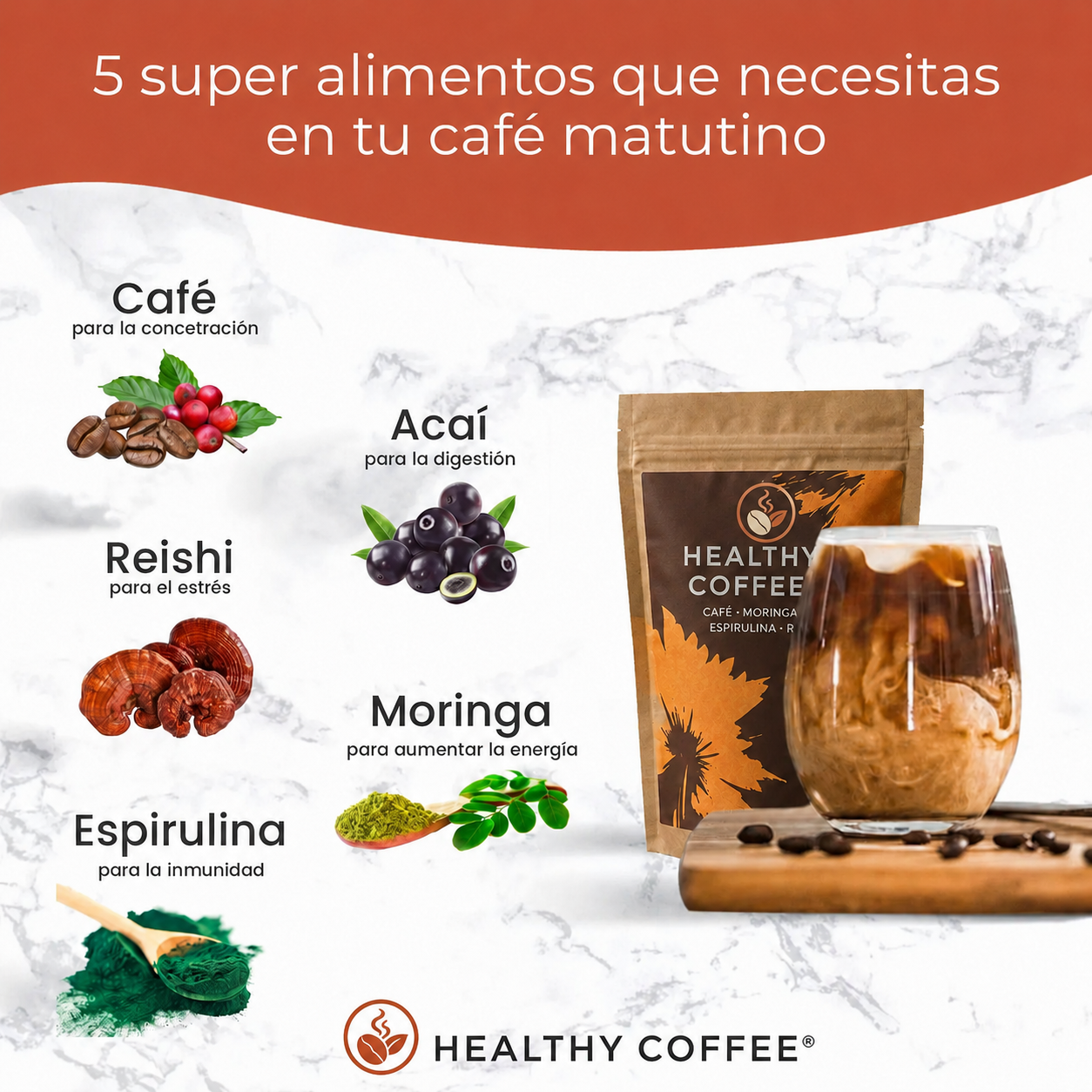 HEALTHY COFFEE® - Energía, bienestar y ligereza en cada taza💪