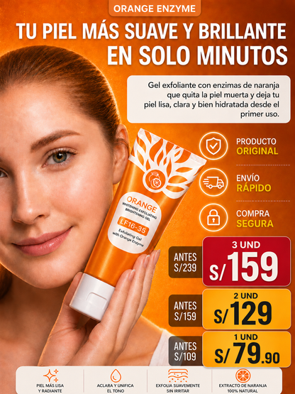GEL EXFOLIANTE® - 🌸Piel más suave desde el primer uso🍊