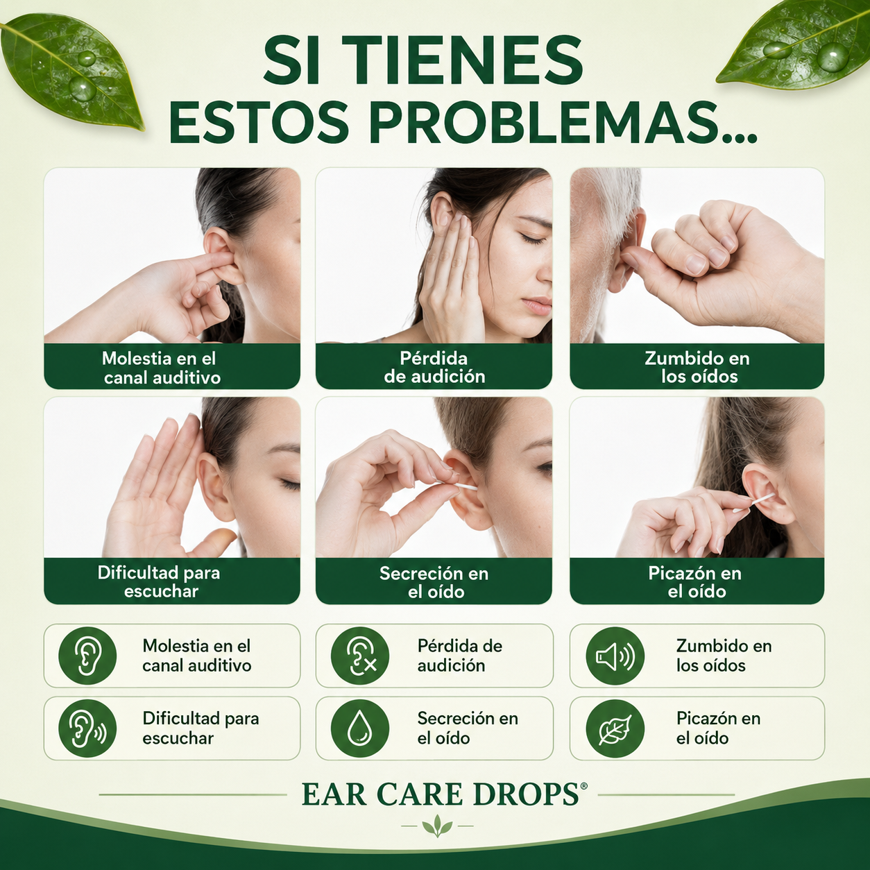 EAR CARE DROPS® - Bienestar auditivo en gotas🦻