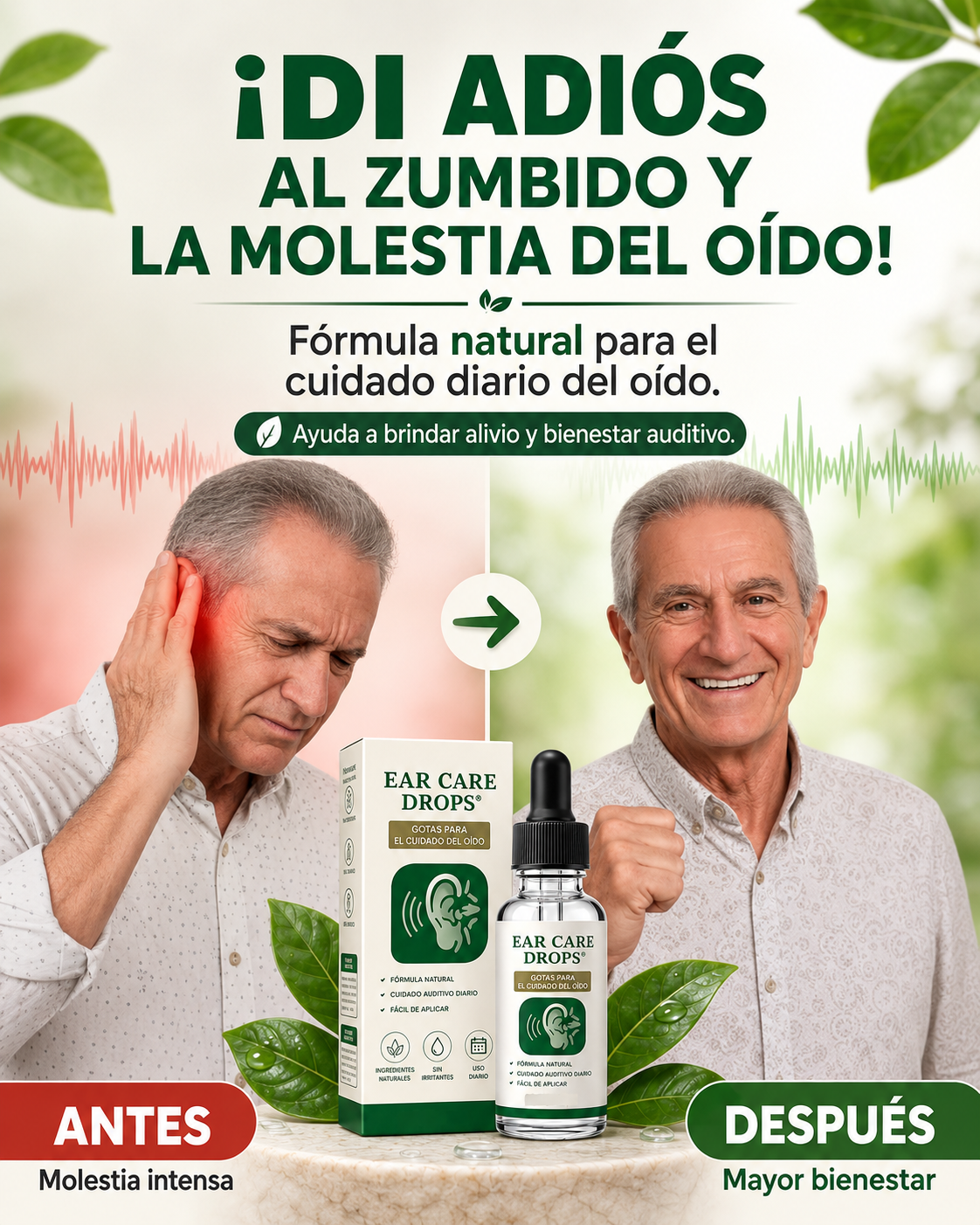 EAR CARE DROPS® - Bienestar auditivo en gotas🦻