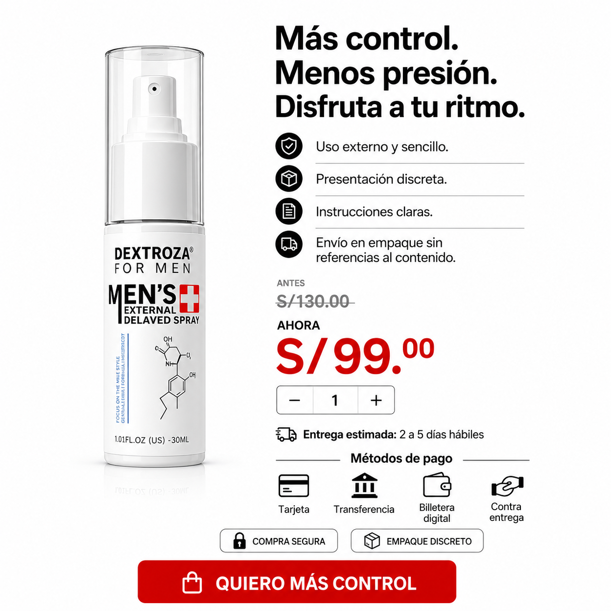 DEXTROZA® - Dura mas en la cama🍆