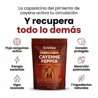 CAYENNE PEPPER® | Reactiva tu Circulación Natural.