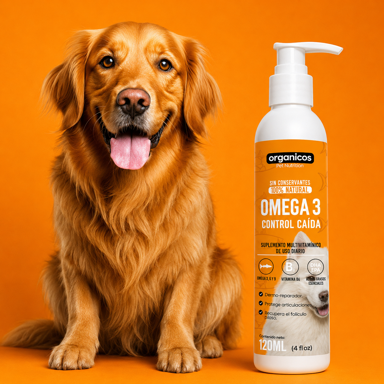 🐶DOG OMEGA 3+® - Adiós al pelo de Perro🐕