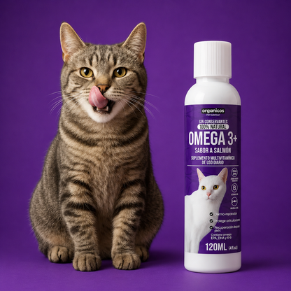🐱CAT OMEGA 3+® - Adiós al pelo de Gato🐈