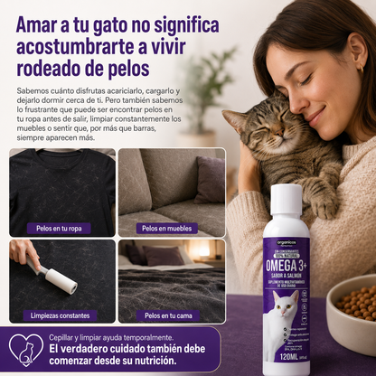🐱CAT OMEGA 3+® - Adiós al pelo de Gato🐈