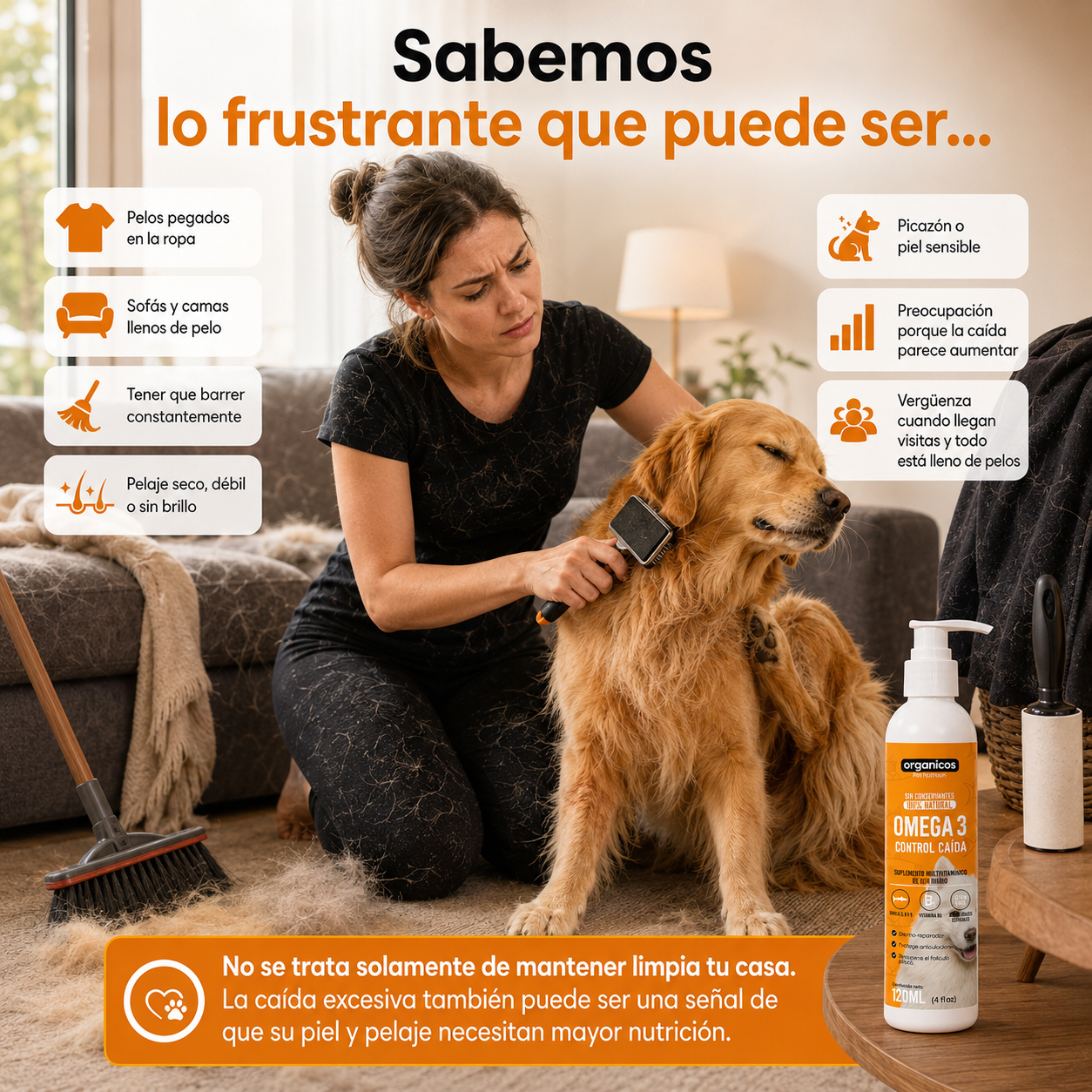 🐶DOG OMEGA 3+® - Adiós al pelo de Perro🐕
