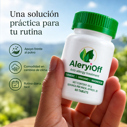 AleryiOff® | Antialérgico respiratorio y corporal FB