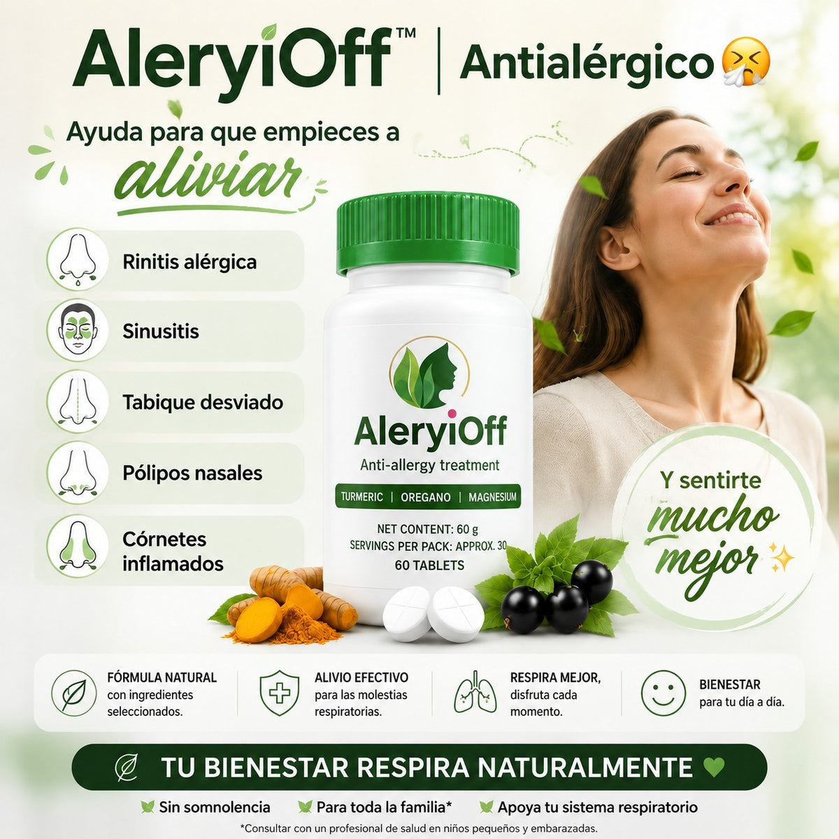 AleryiOff® | Antialérgico respiratorio y corporal FB