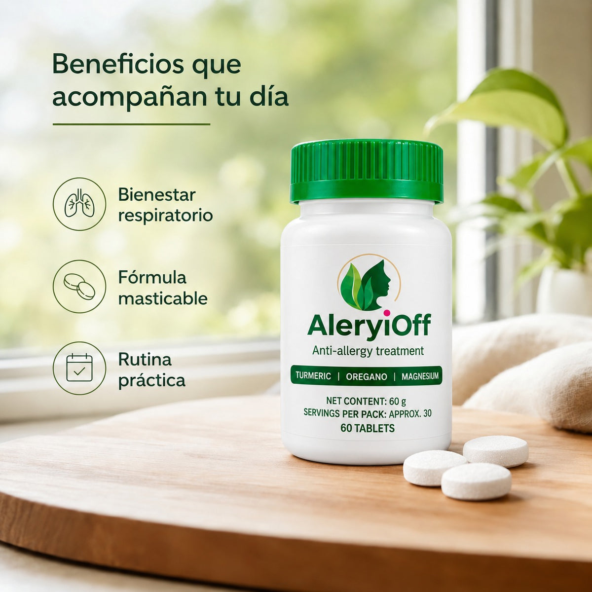 AleryiOff® | Antialérgico respiratorio y corporal FB