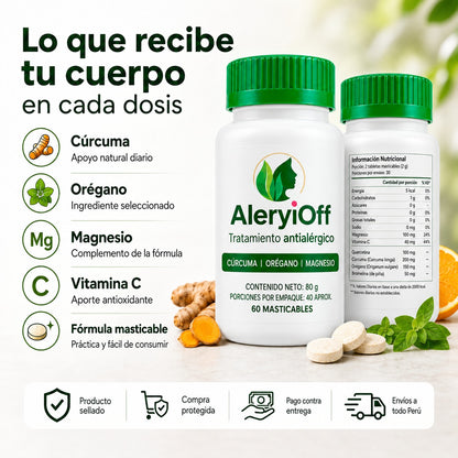 AleryiOff® | Antialérgico respiratorio y corporal FB