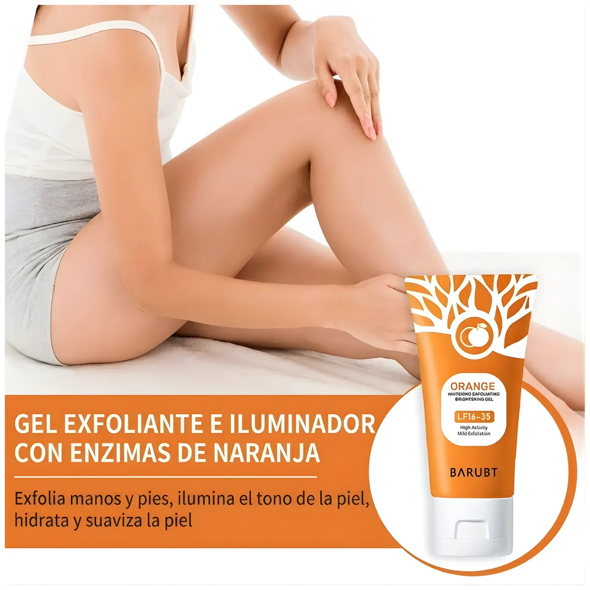 GEL EXFOLIANTE® - 🌸Piel más suave desde el primer uso🍊