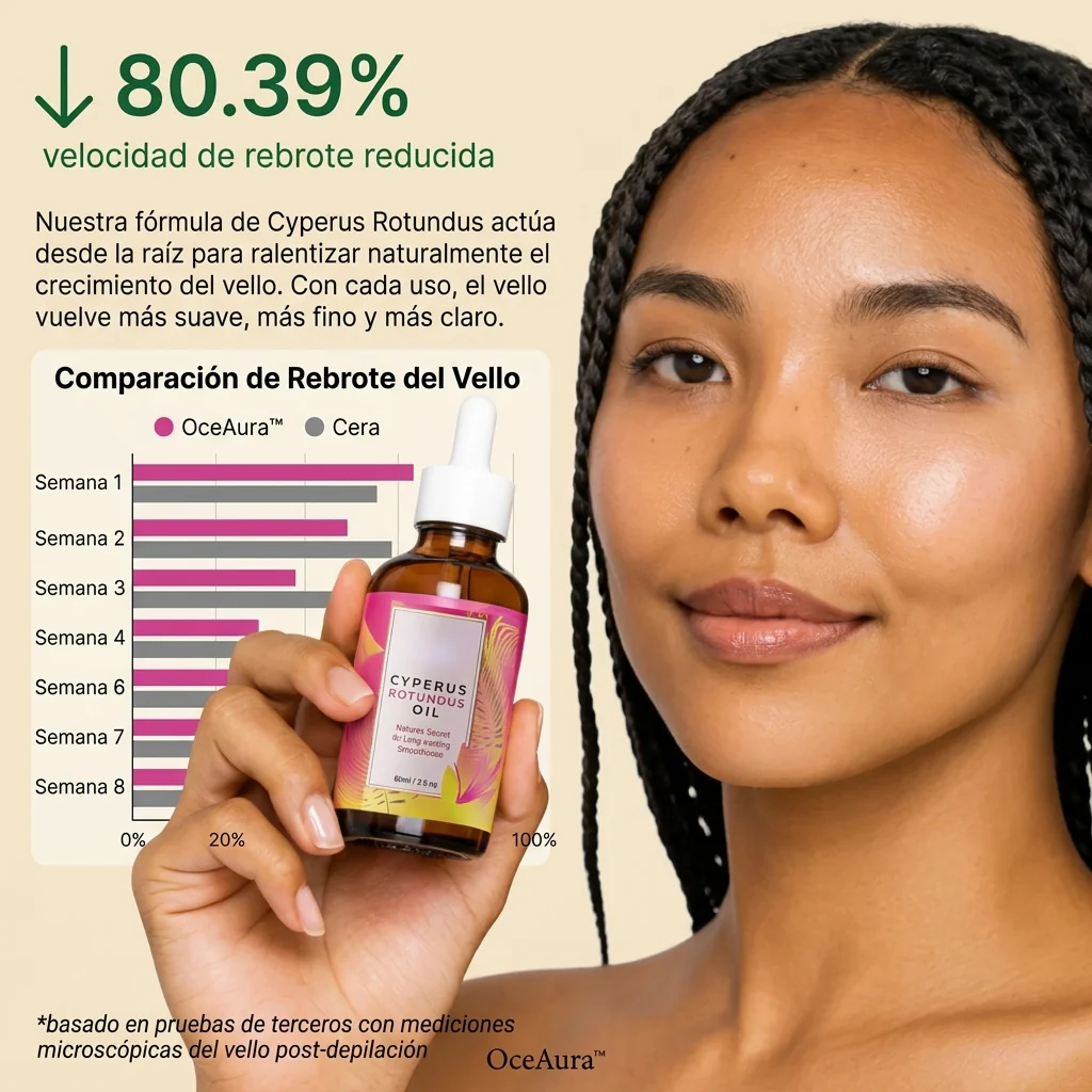 CYPERUS ROTUNDUS OIL® - Aceite de reducción de bellos🌸
