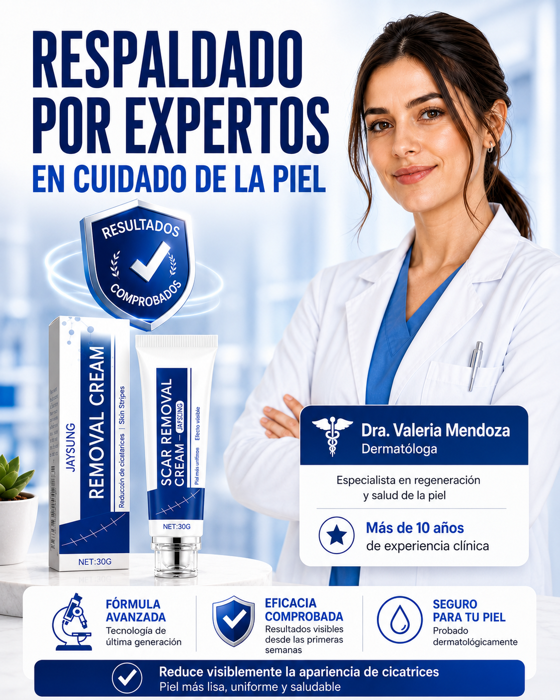 SCAR REMOVAL CREAM® - Crema para eliminar cicatrices✅